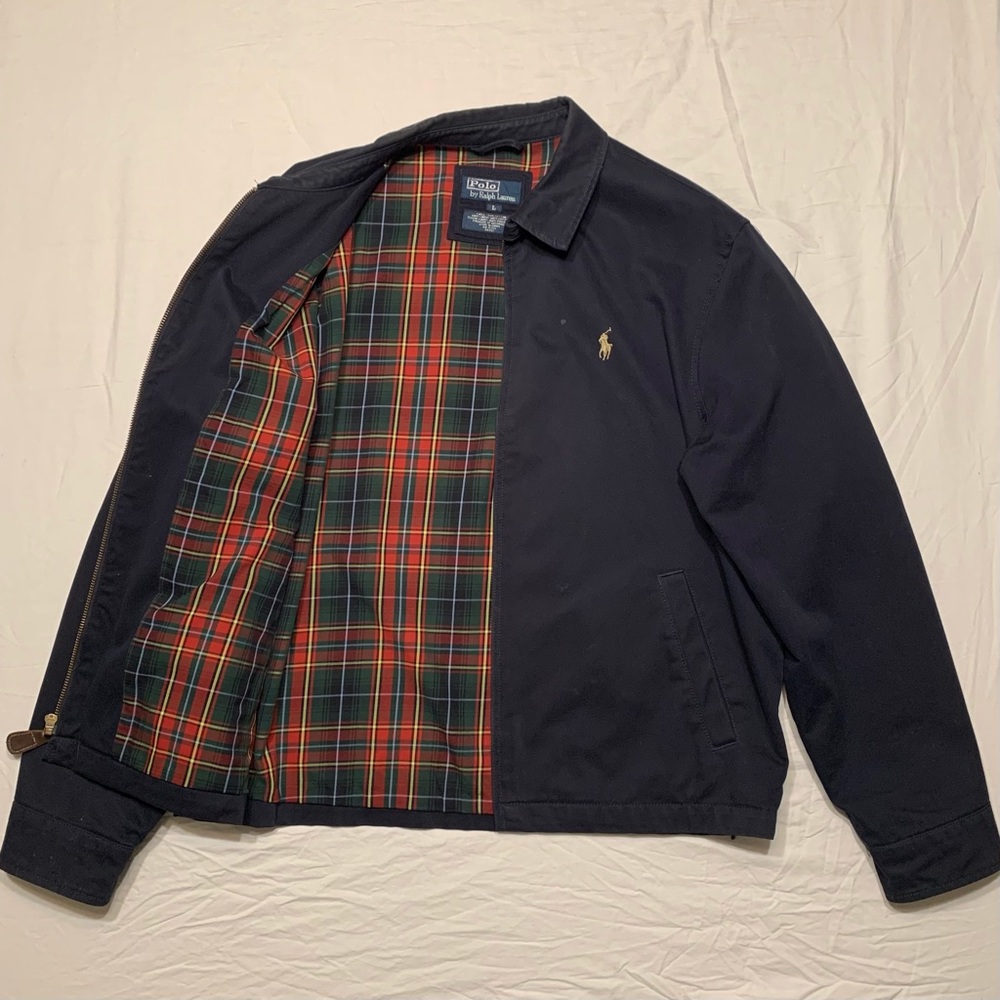 SOLD Vintage Polo Ralph Lauren Jacket Plaid Lining